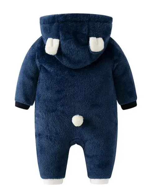Baby Bear Hooded Jumpsuit