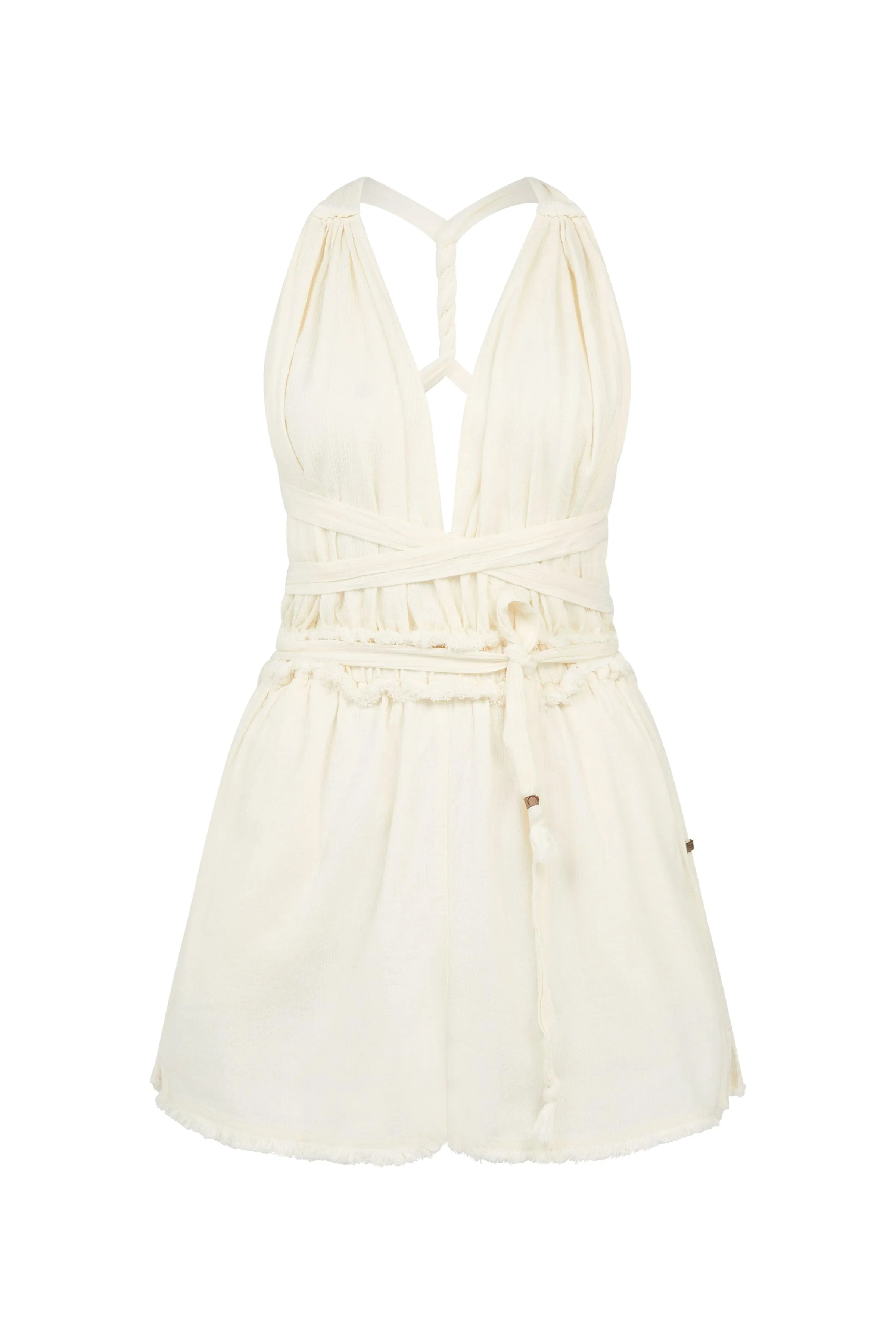 BEKECH JUMPSUIT - NATURAL