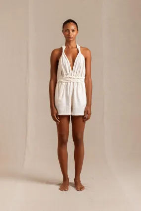 BEKECH JUMPSUIT - NATURAL