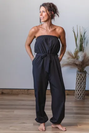Cargo Chic Strapless Jumpsuit