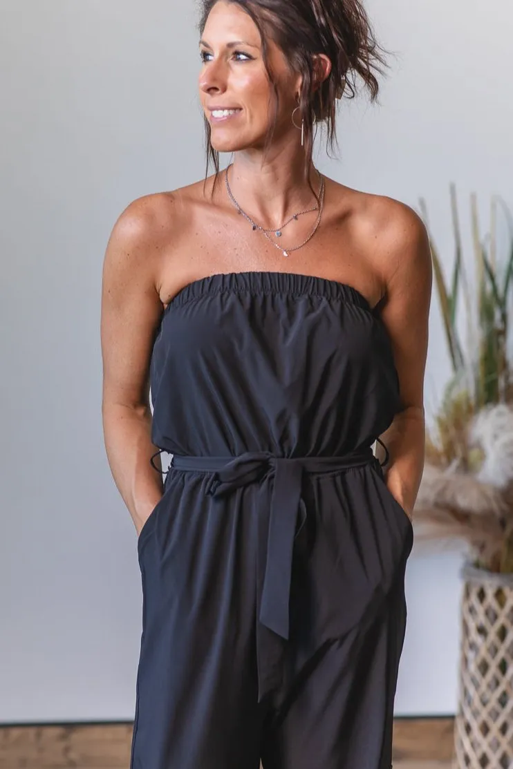 Cargo Chic Strapless Jumpsuit