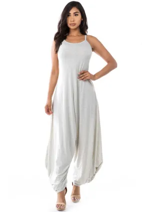 Effortless Elegance with a Touch of Sexy: V-Neck Harem Jumpsuit