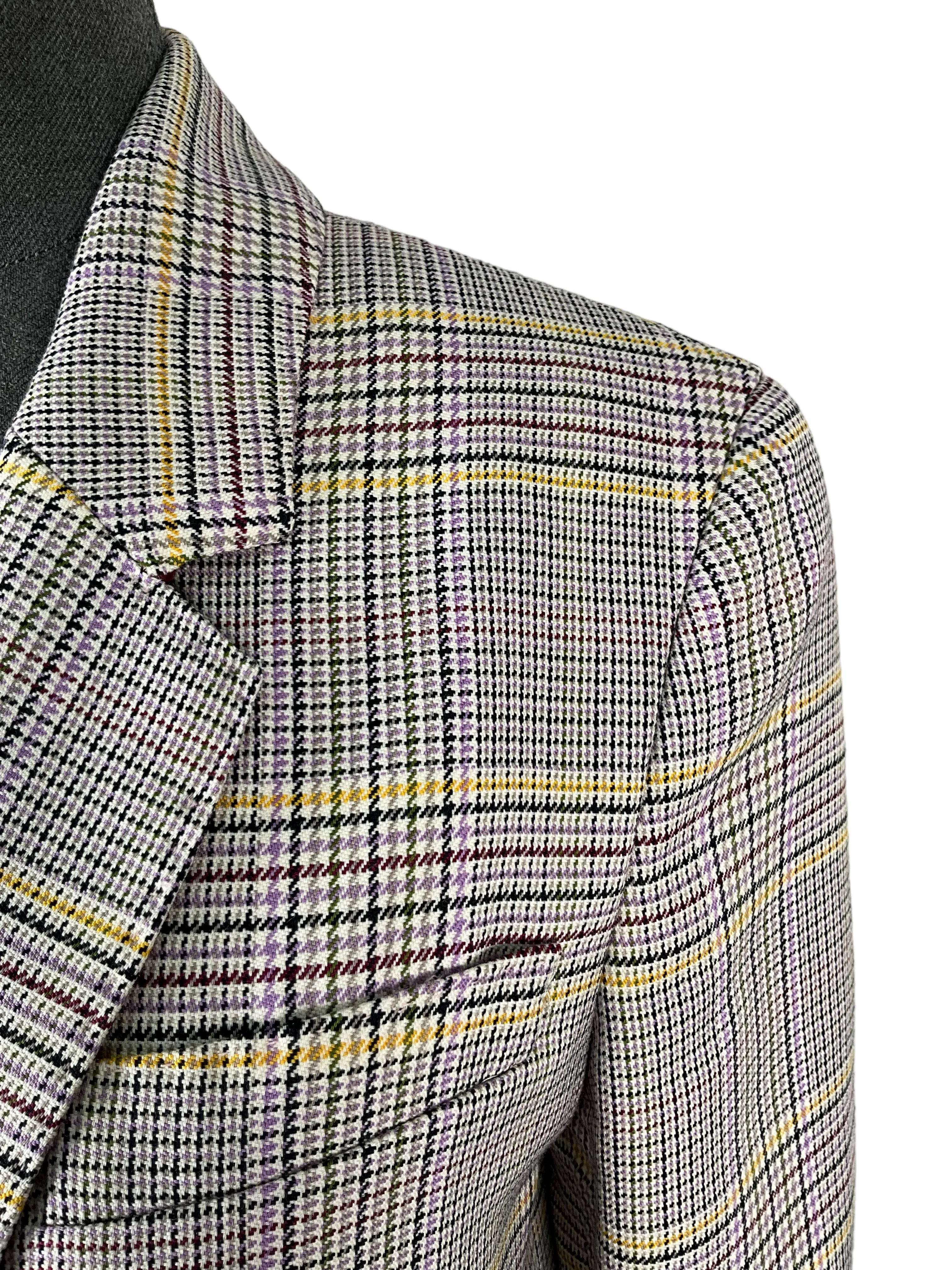 Gabriela Hearst Wool Check Blazer Size M