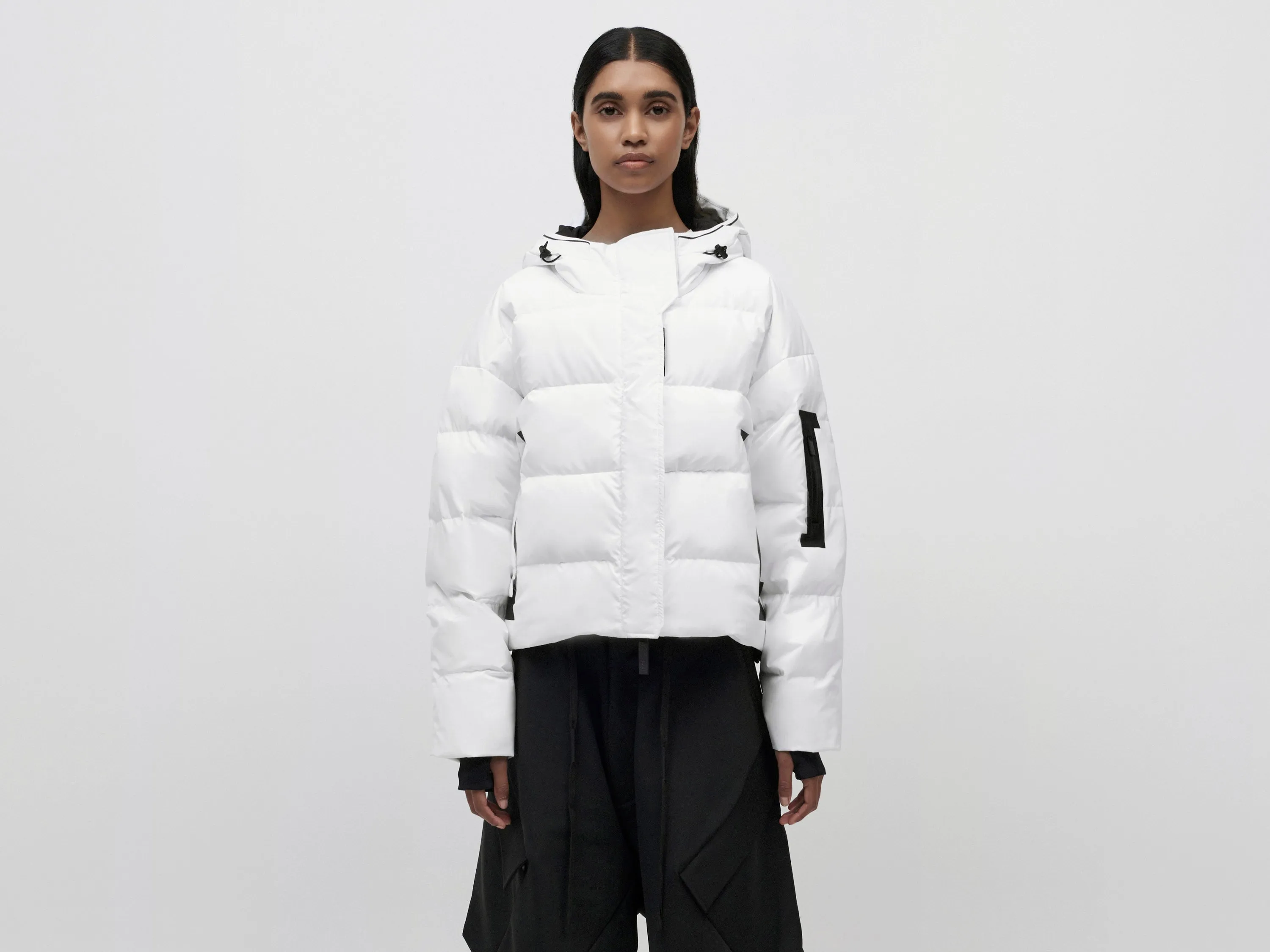 Gloss Down Jacket - White