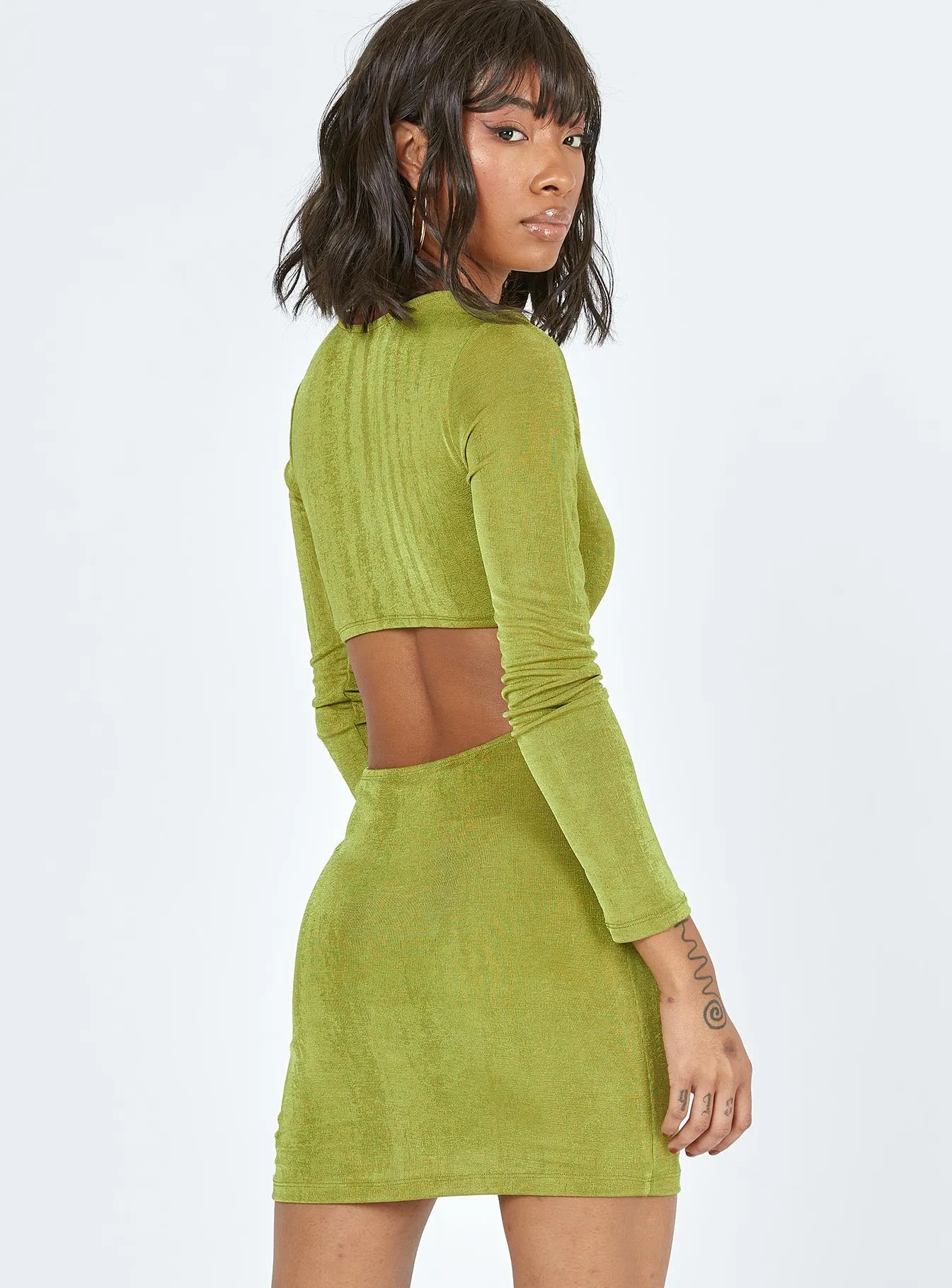 Hope Mini Dress Green