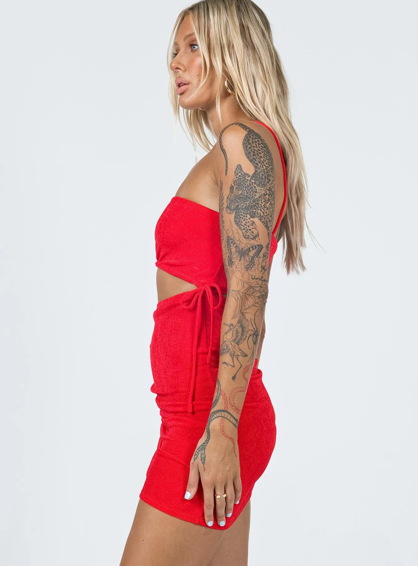 Imelda Mini Dress Red