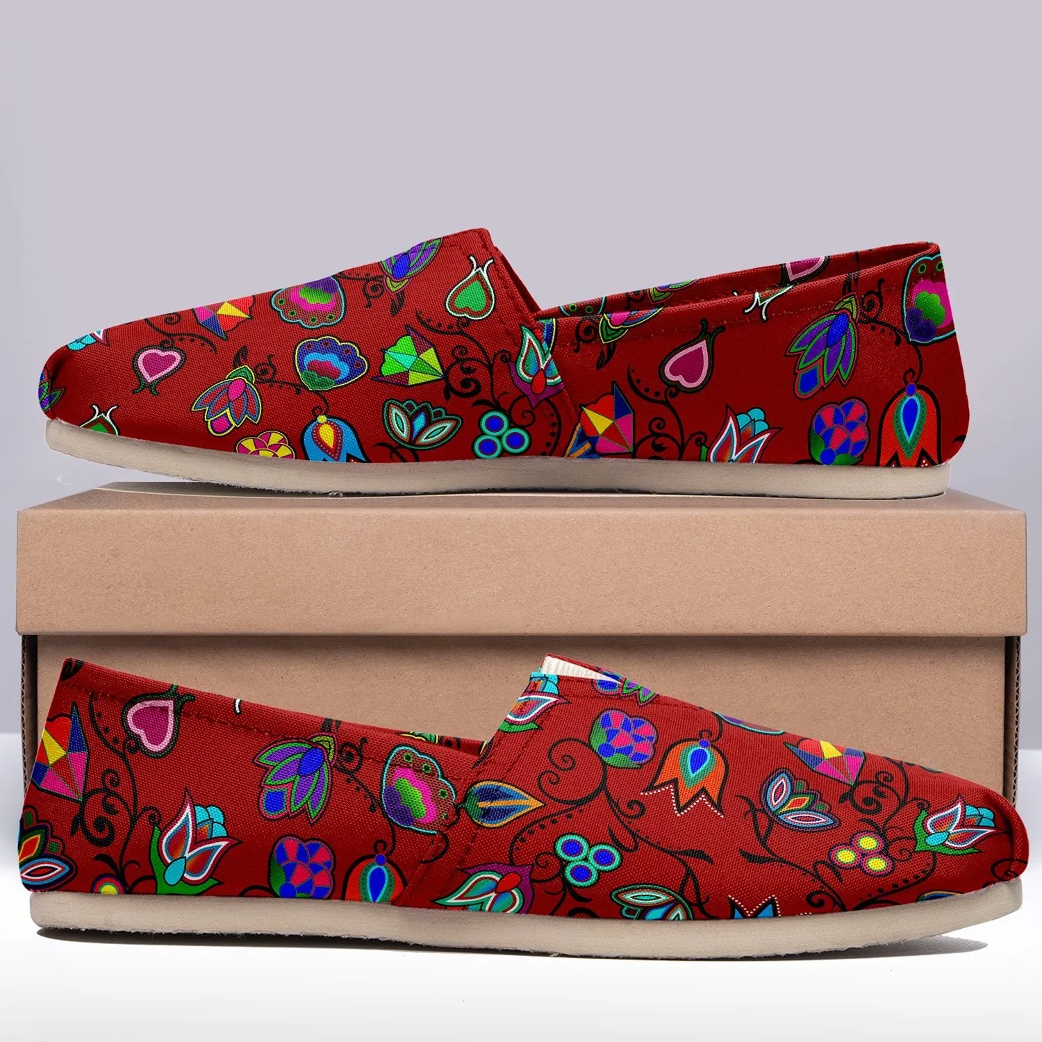 Indigenous Paisley Dahlia Slip On