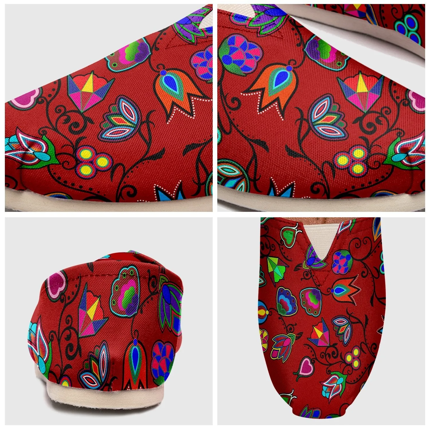 Indigenous Paisley Dahlia Slip On