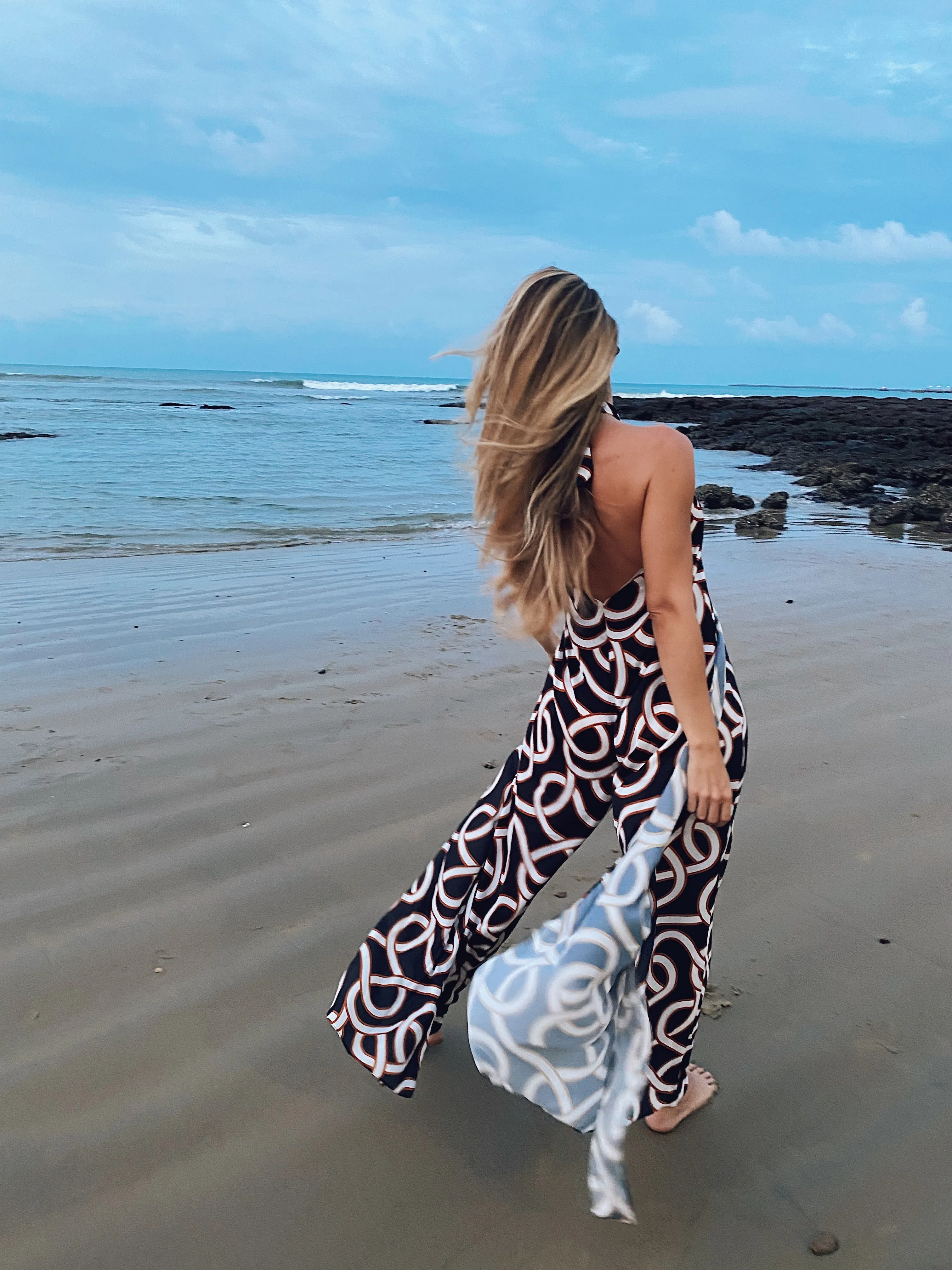 JUMPSUIT - PAREO MANY WAYS BLACK CHAIN