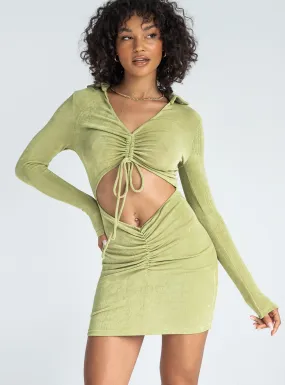 Kylie Mini Dress Green