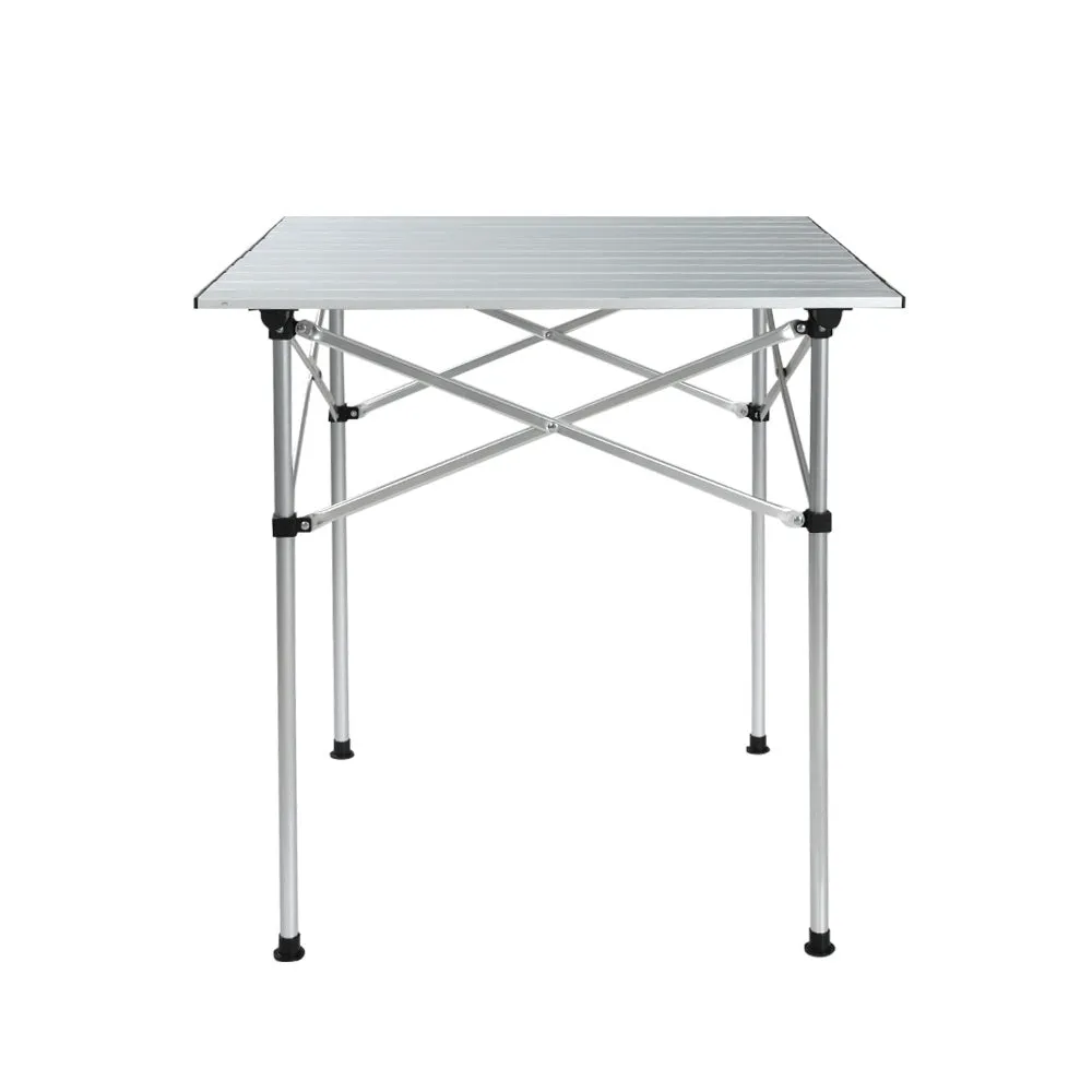 Lightweight Foldable Aluminium Camping Table, 70CM, Weisshorn