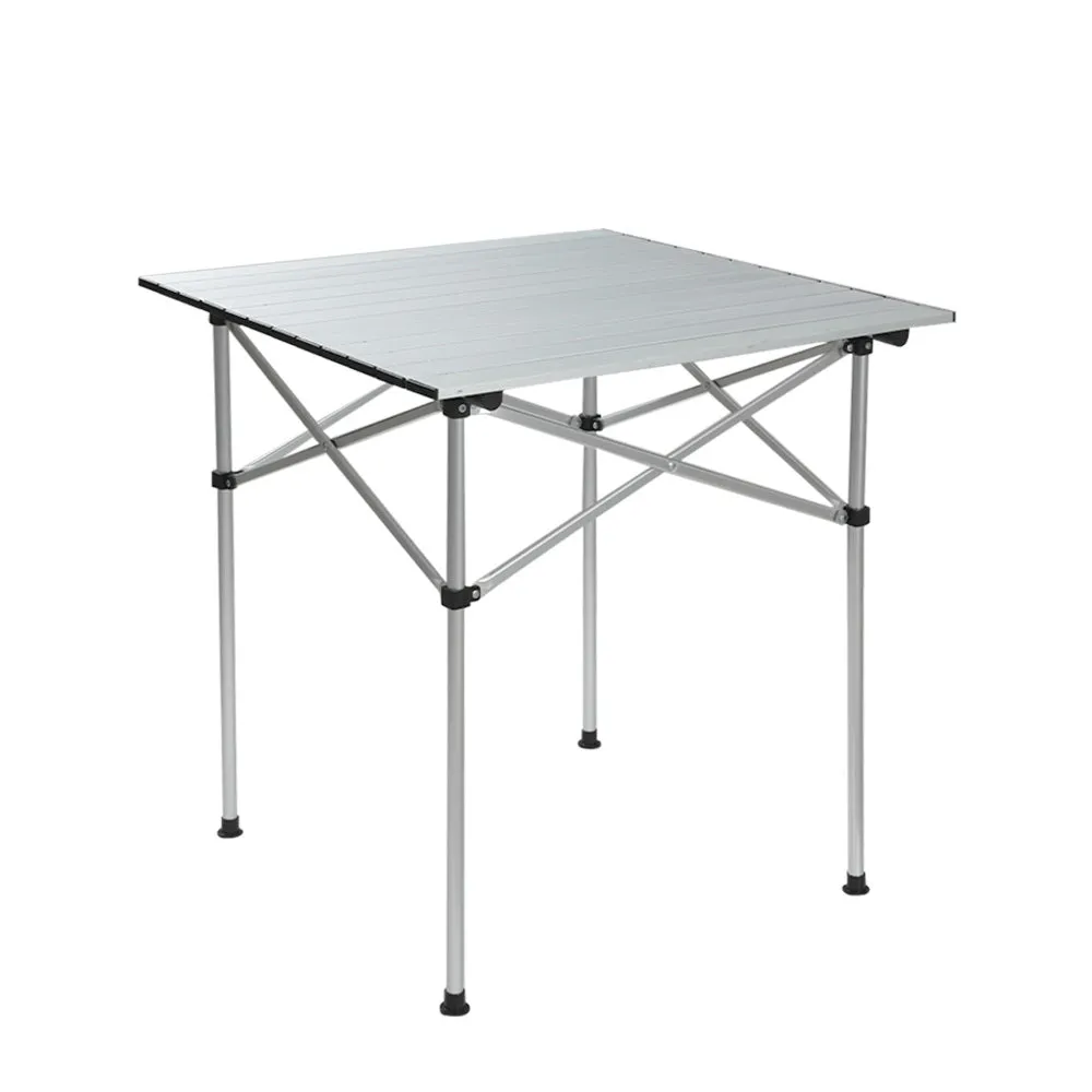 Lightweight Foldable Aluminium Camping Table, 70CM, Weisshorn