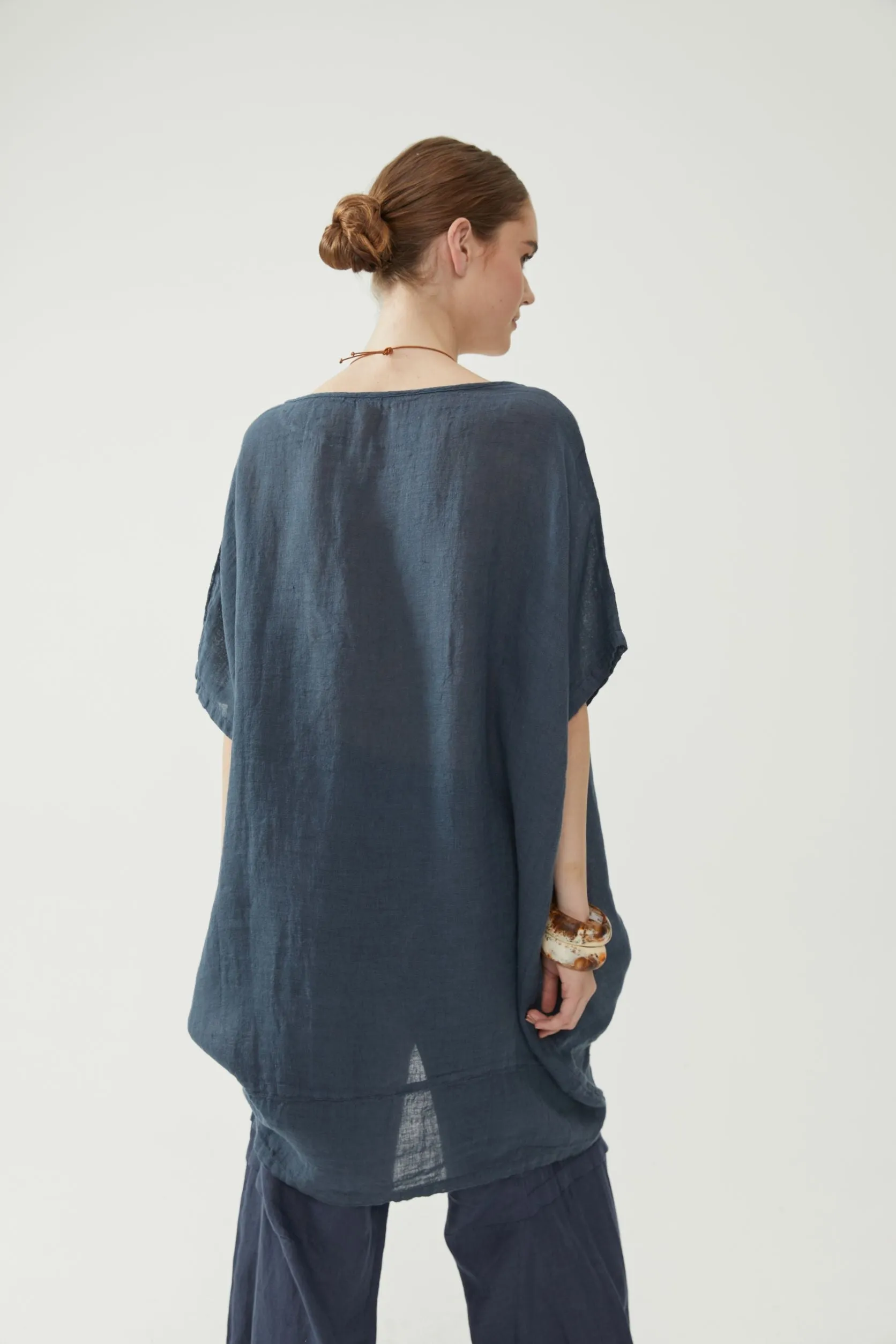 Long Gauze Slate