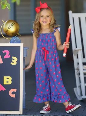 My Smart Apple Ruffle Jumpsuit