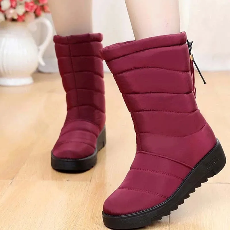 OCW Orthopedic Boots For Women Waterproof Warm Winter Snow Anti-Slip Fur Lined Boots
