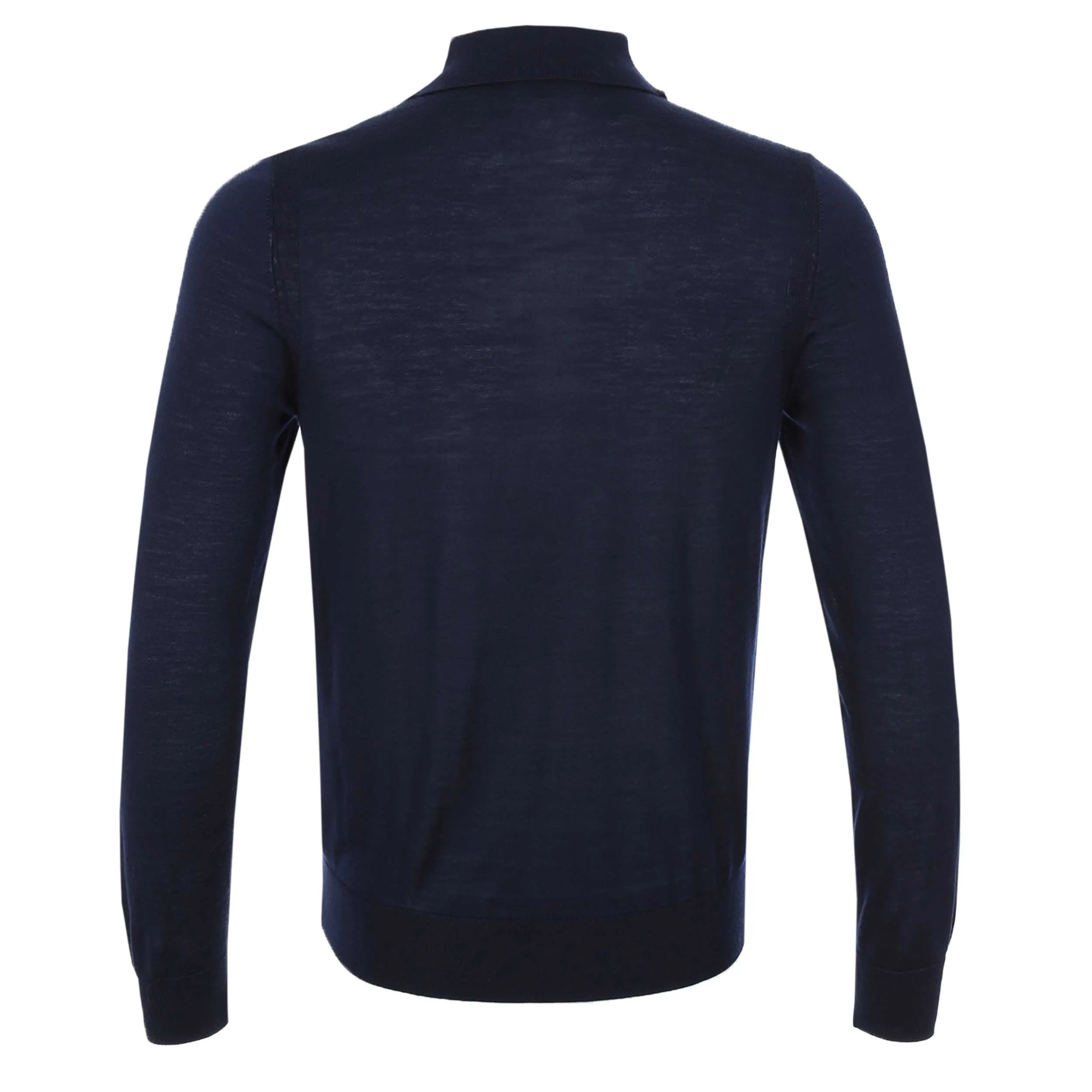 Paul Smith Sweater Long Sleeve Polo in Navy