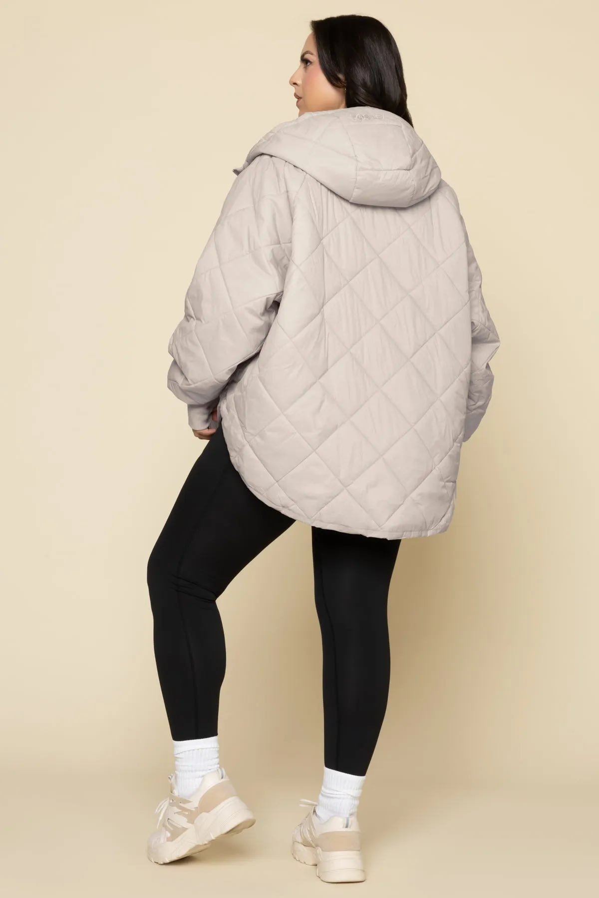 Pillow Packable Puffer Jacket - Silver Birch