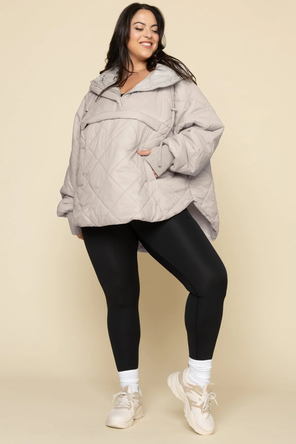 Pillow Packable Puffer Jacket - Silver Birch