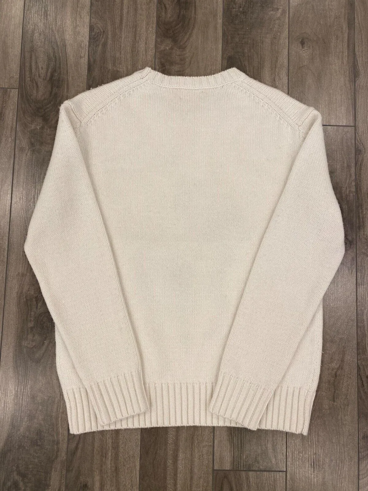 Polo Ralph Lauren Polo Bear Sweater Mens XS White Knit Big Pony