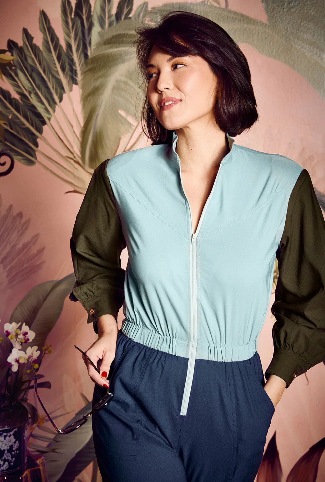 SAMPLE - Moms Only Jumpsuit - Colorblock
