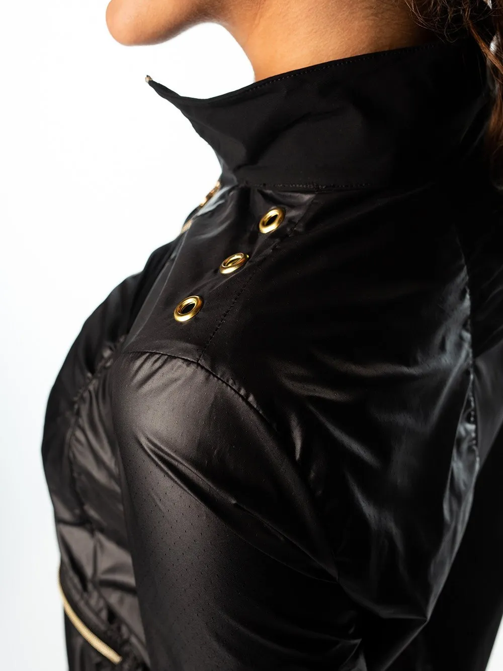 Shelby Bomber Jacket Gold Trim - FINAL SALE