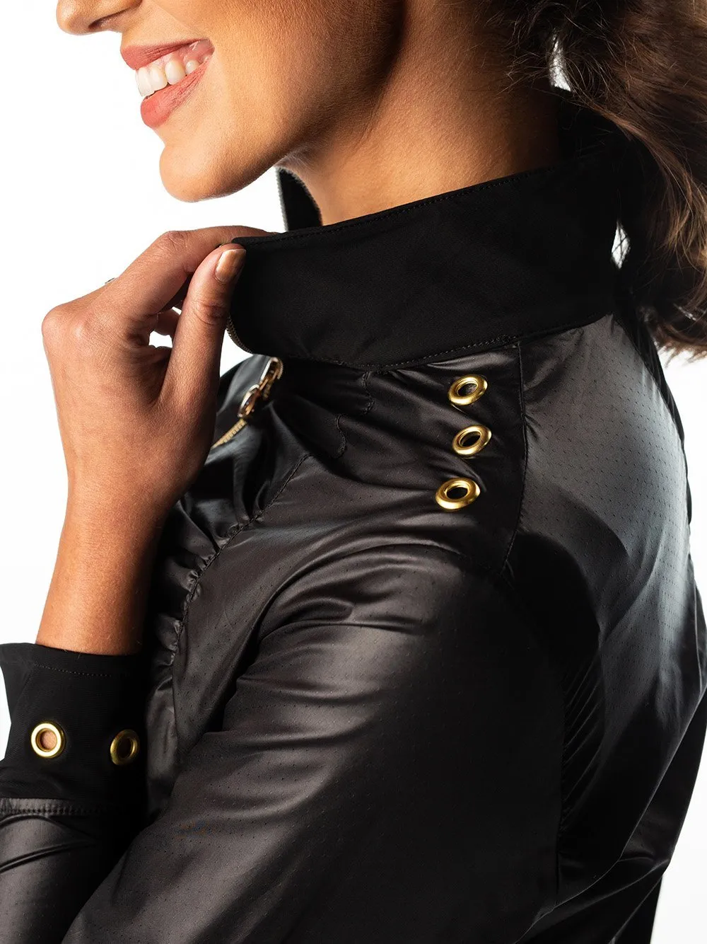 Shelby Bomber Jacket Gold Trim - FINAL SALE