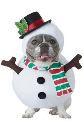 Snowman Dog Pet Costume