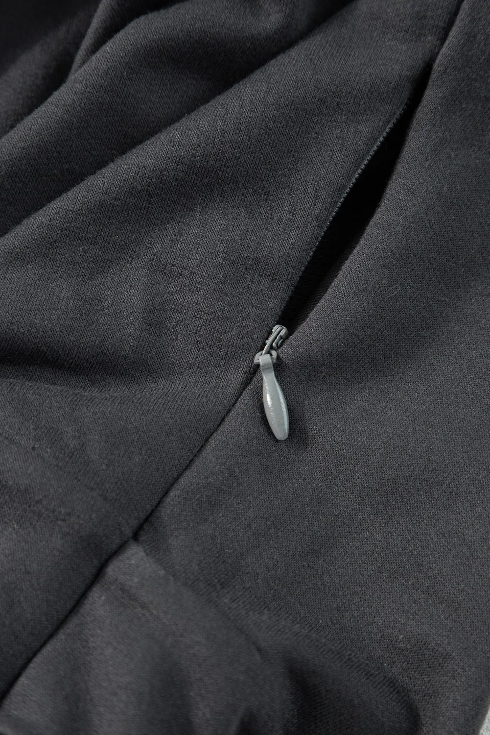 Wide-leg Charcoal Jumpsuit